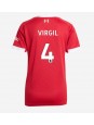 Liverpool Virgil van Dijk #4 Replika Hemmakläder Dam 2025-26 Kortärmad Liverpool Virgil van Dijk #4 Replika Hemmakläder Dam 2025-26 Kortärmad